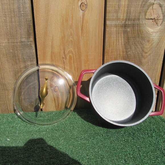 Brand New Curtis Stone Dura-Pan 1.3 qt Cast Aluminum Mini Baker + Kangaroo Knob - Picture 4 of 8